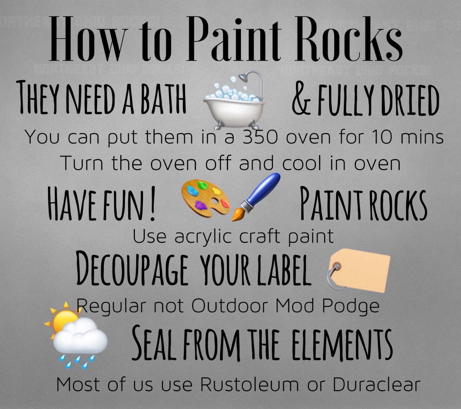 Northeast Ohio Rocks How To Paint How To Paint Rocks