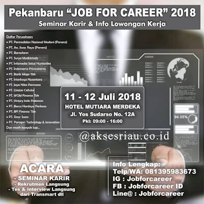 Job For Career Pekanbaru