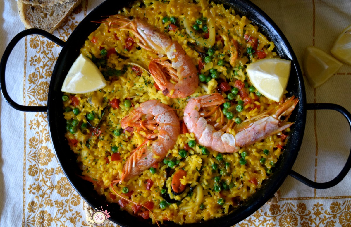 Paella marinera rápida Sabrina´s Sea of Colors