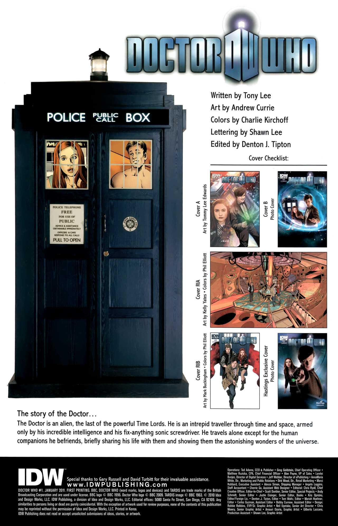 Read online Doctor Who (2011) comic -  Issue #1 - 6
