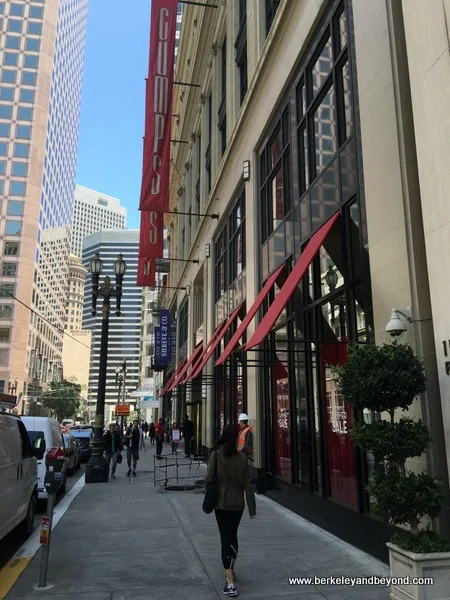 exterior of Gump's in San Francisco, California