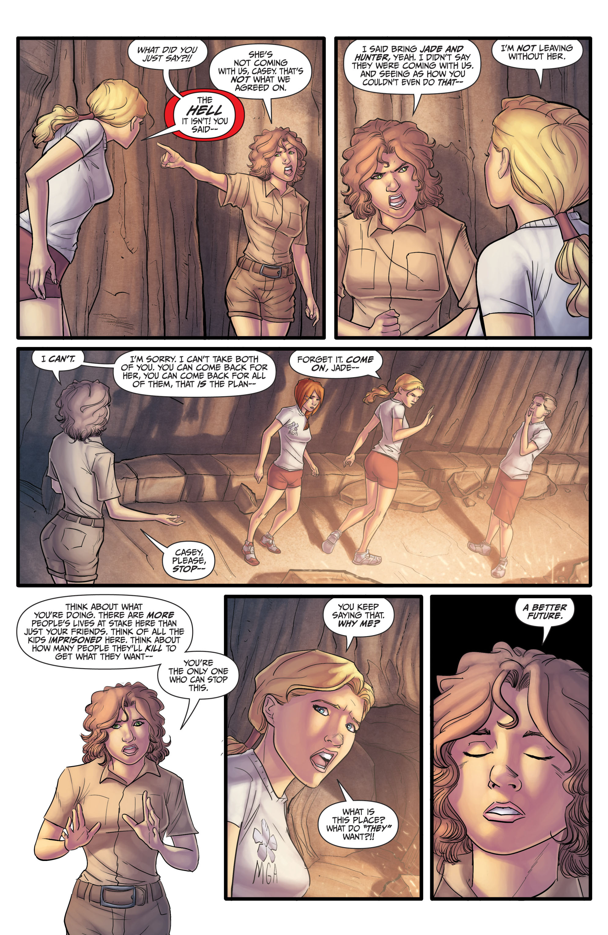 Read online Morning Glories comic -  Issue #13 - 27