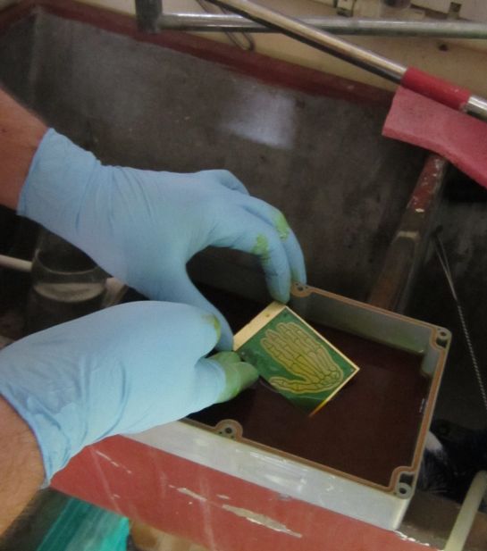 Your Organ Grinder Etching Brass