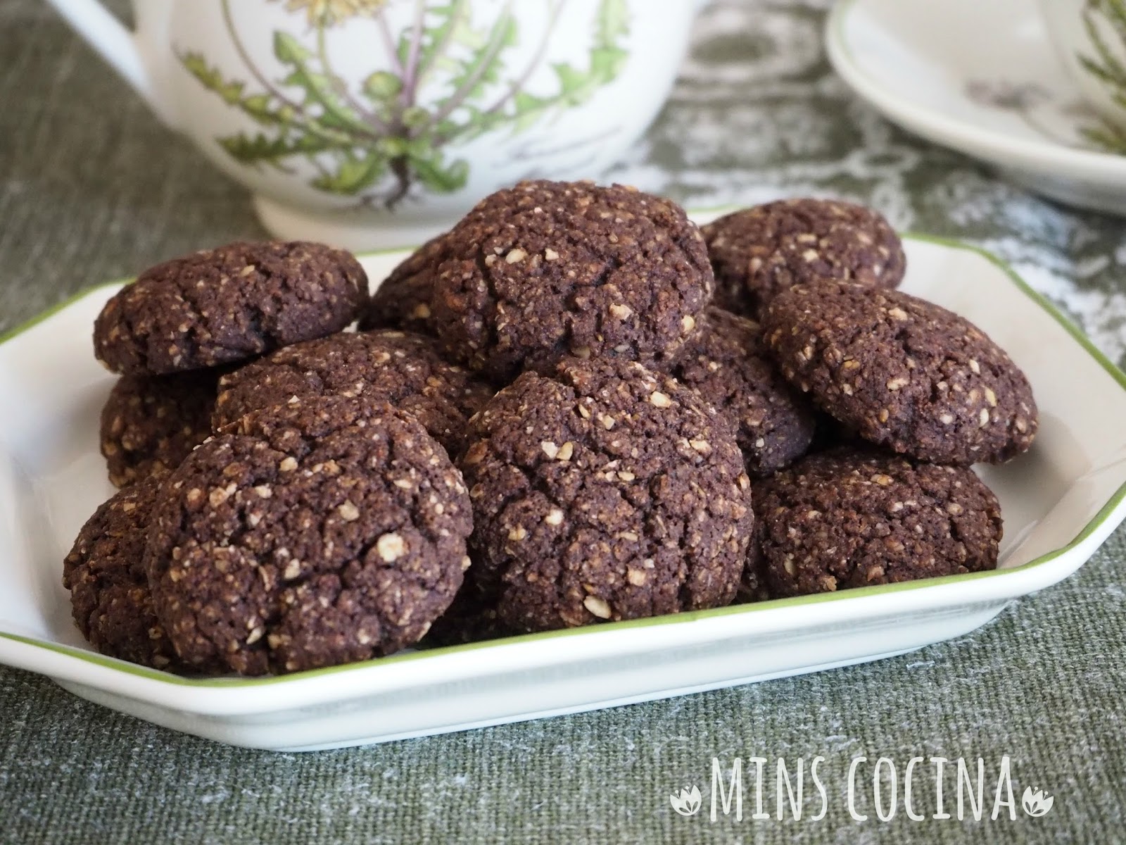 Mins Cocina Galletas de centeno con chocolate y aceite de oliva virgen extra Mins Cocina Galletas de centeno con chocolate y aceite de oliva virgen extra