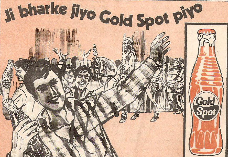 Newspaper Ad of Gold Spot Classic Indian Advertisements