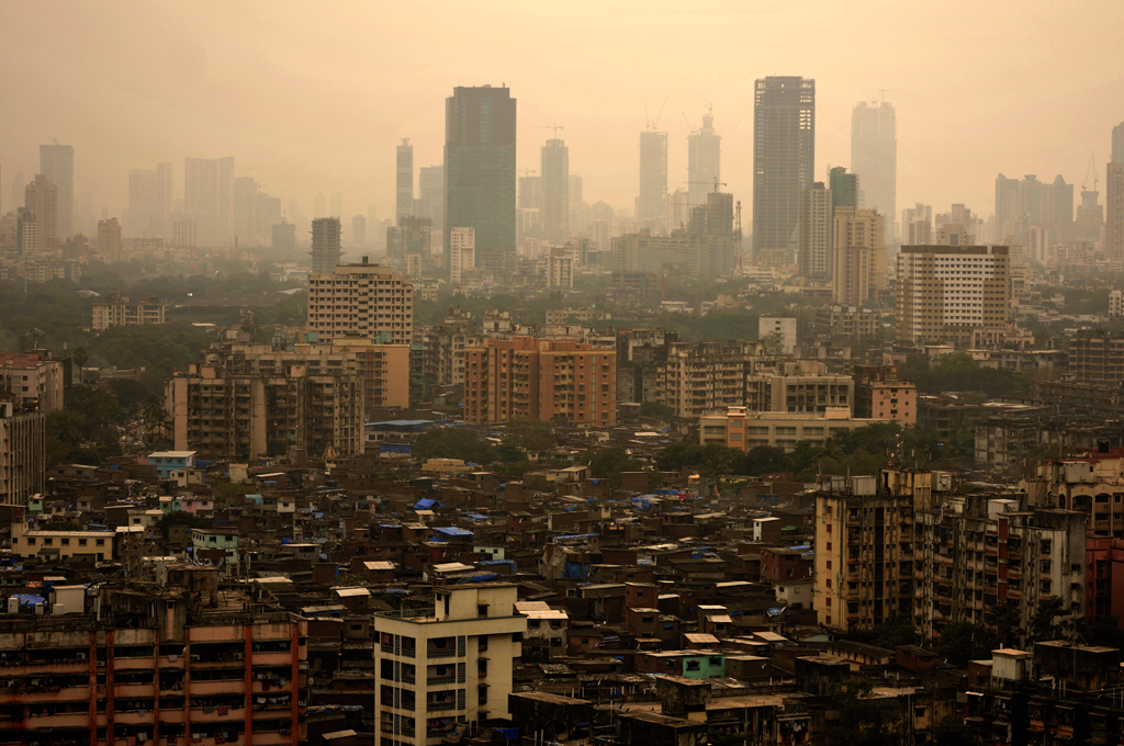 This is a slum photo from Dharavi in India. This is a slum photo from Dharavi in India.