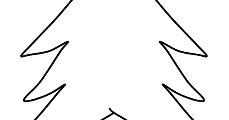 Gambar Mewarnai Pohon Cemara