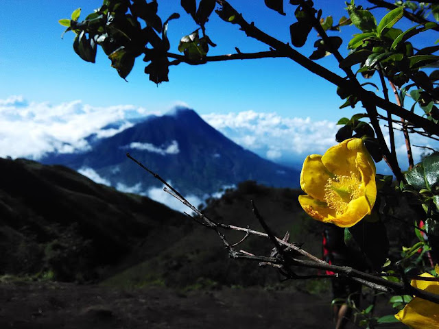 foto pemandangan merbabu via selo