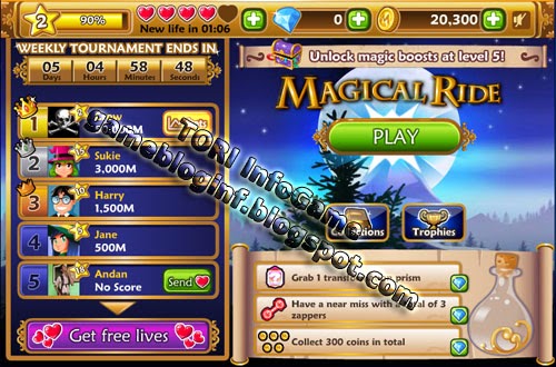 Magical Ride Hack Coins, Exp and Score