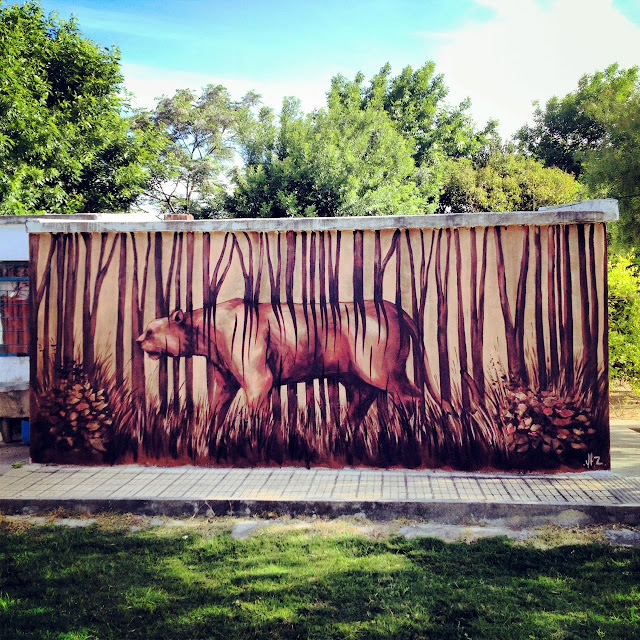 Street Art By Franco Fasoli Aka JAZ For The Vatelon Residency In Villa Soriano, Uruguay. 1