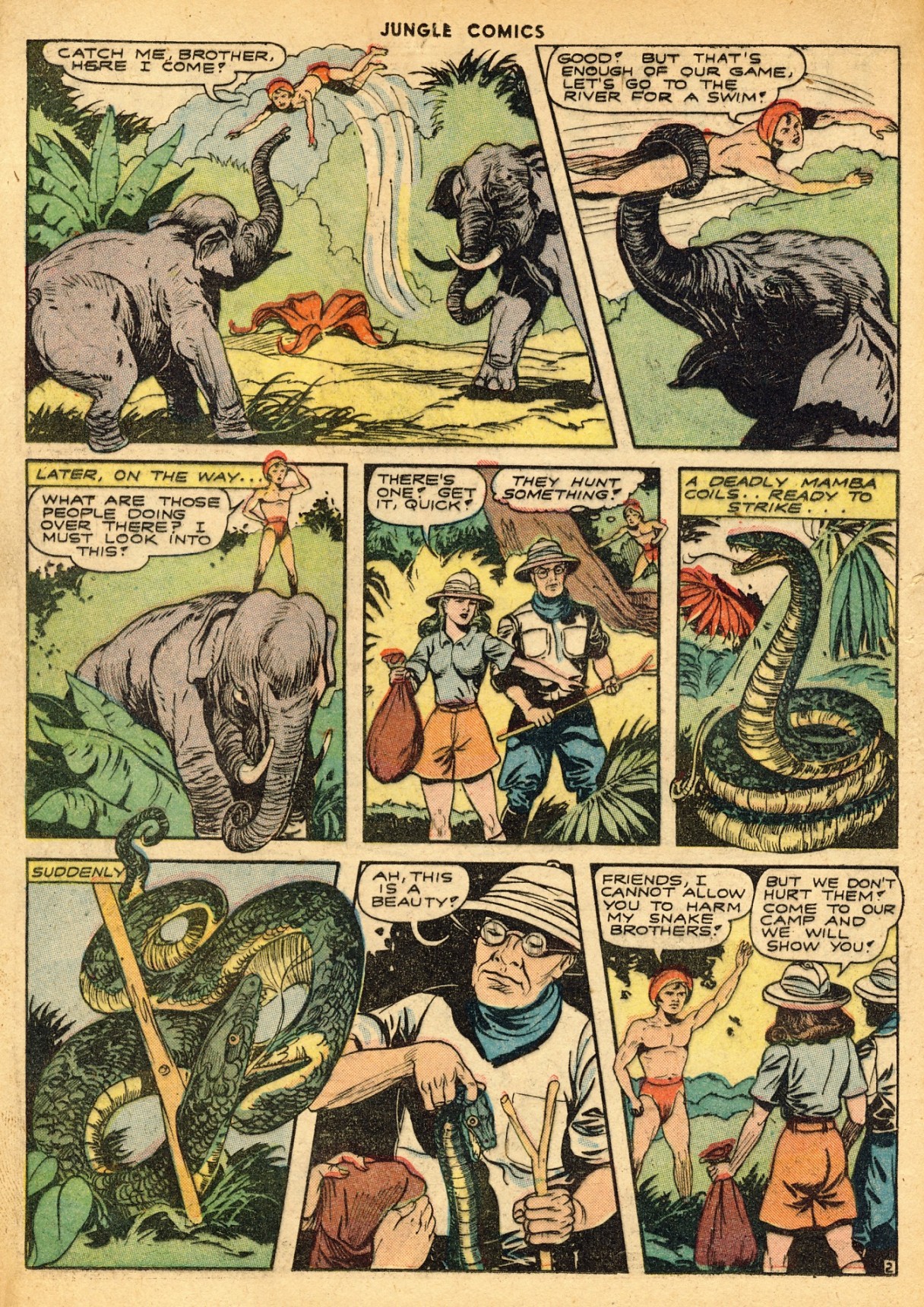Read online Jungle Comics comic -  Issue #51 - 28