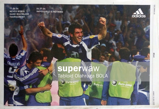 Poster Yunani Juara EURO 2004