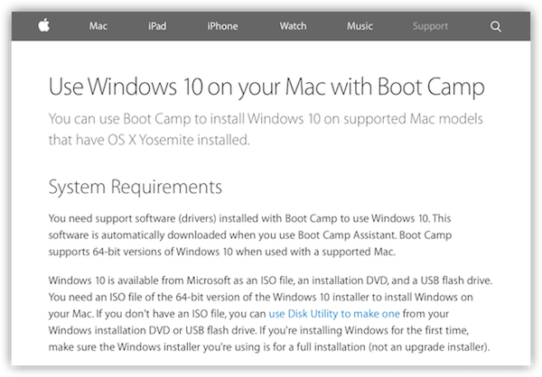 Use Windows 10 on your Mac with Boot Camp