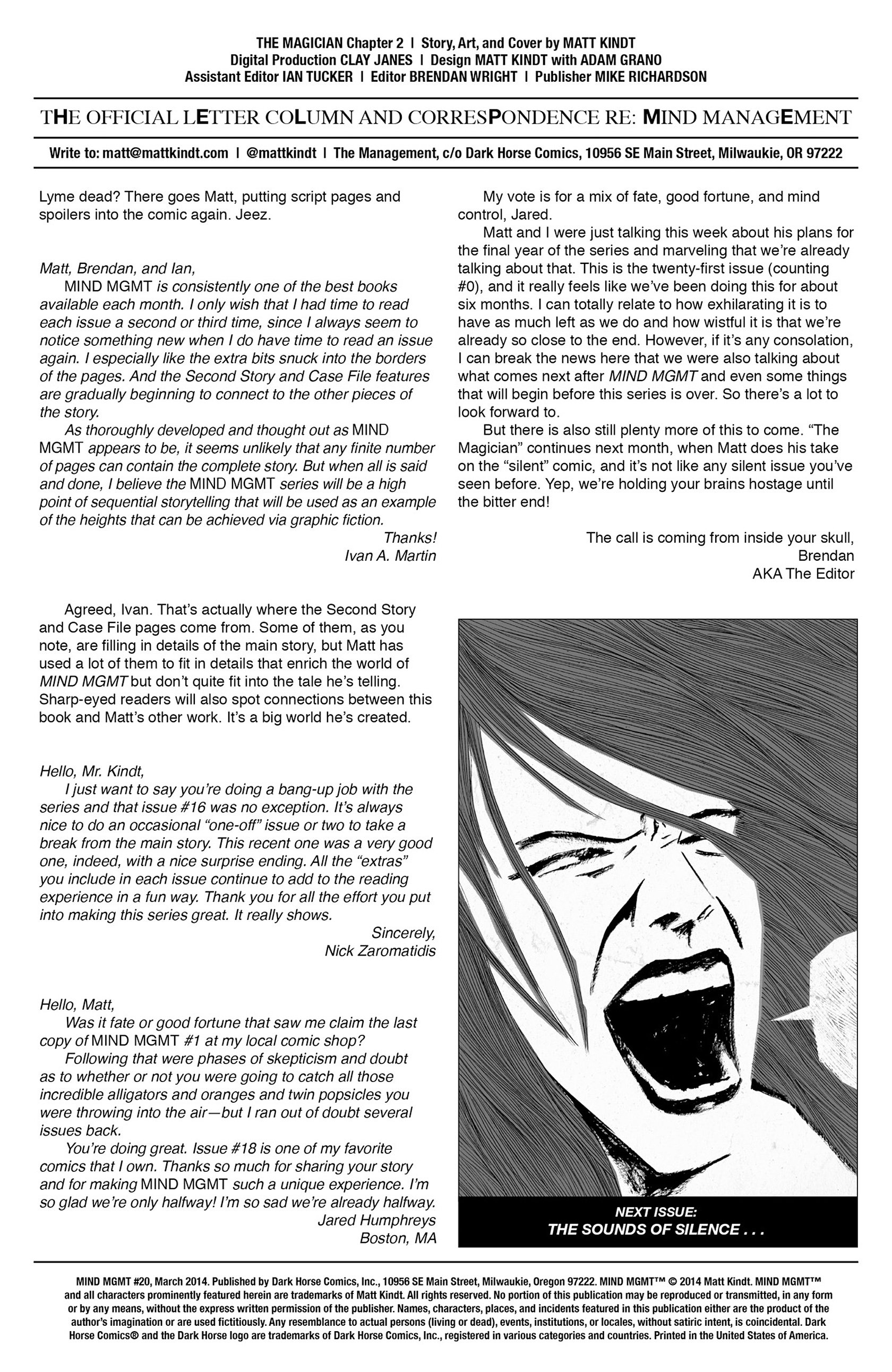 Read online MIND MGMT comic -  Issue #20 - 26