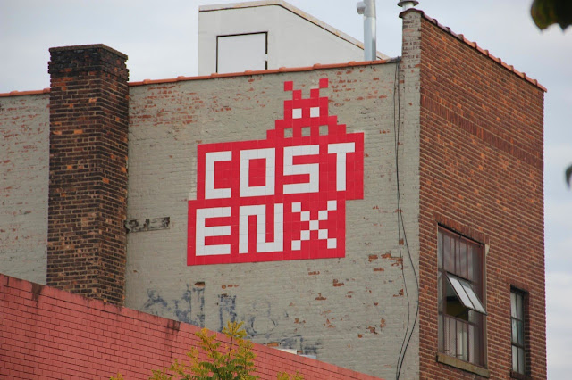 Invader Invades New York City - 2013 Edition - Collaboration With COST and ENX plus solo pieces.