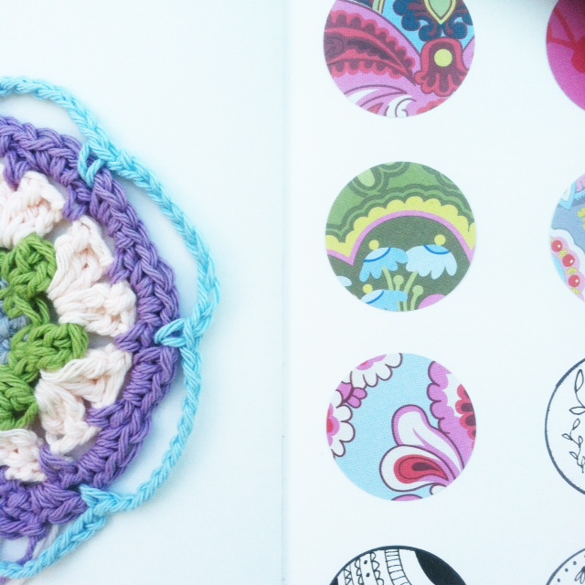 #2x2sketchbook, sketchbooks, 2x2 Sketchbook, Dana Barbieri, Anne Butera, circles, crochet