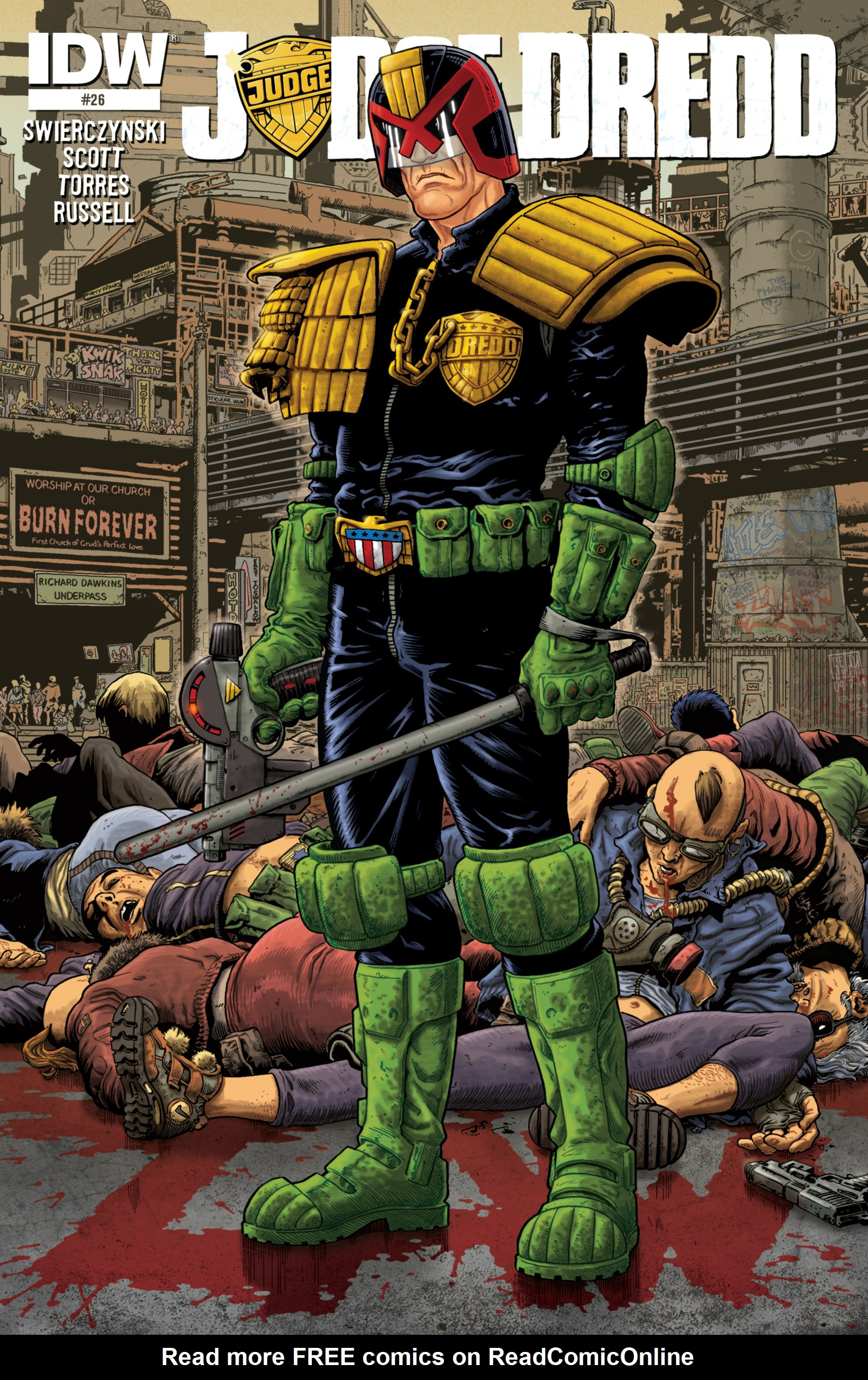 Read online Judge Dredd (2012) comic -  Issue #26 - 1