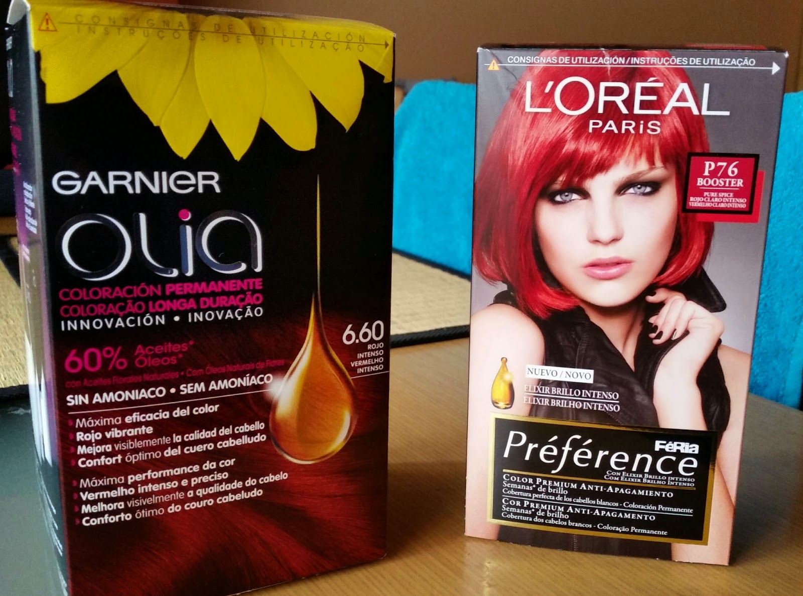Olia de Garnier vs Preference de L'Oreal