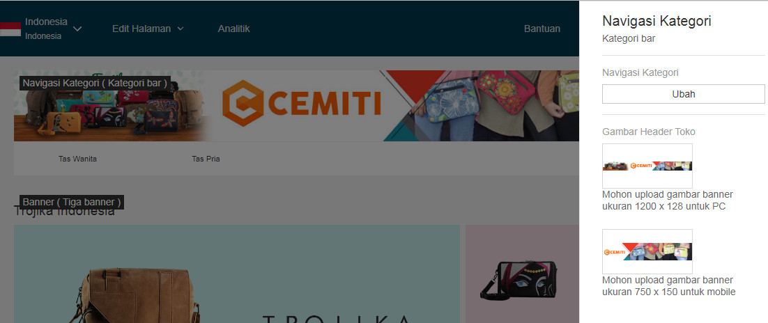 Cara Menggunakan Dekorasi Toko Di Lazada Cemiti