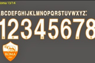 Font Vector As Roma 2013 / 2014