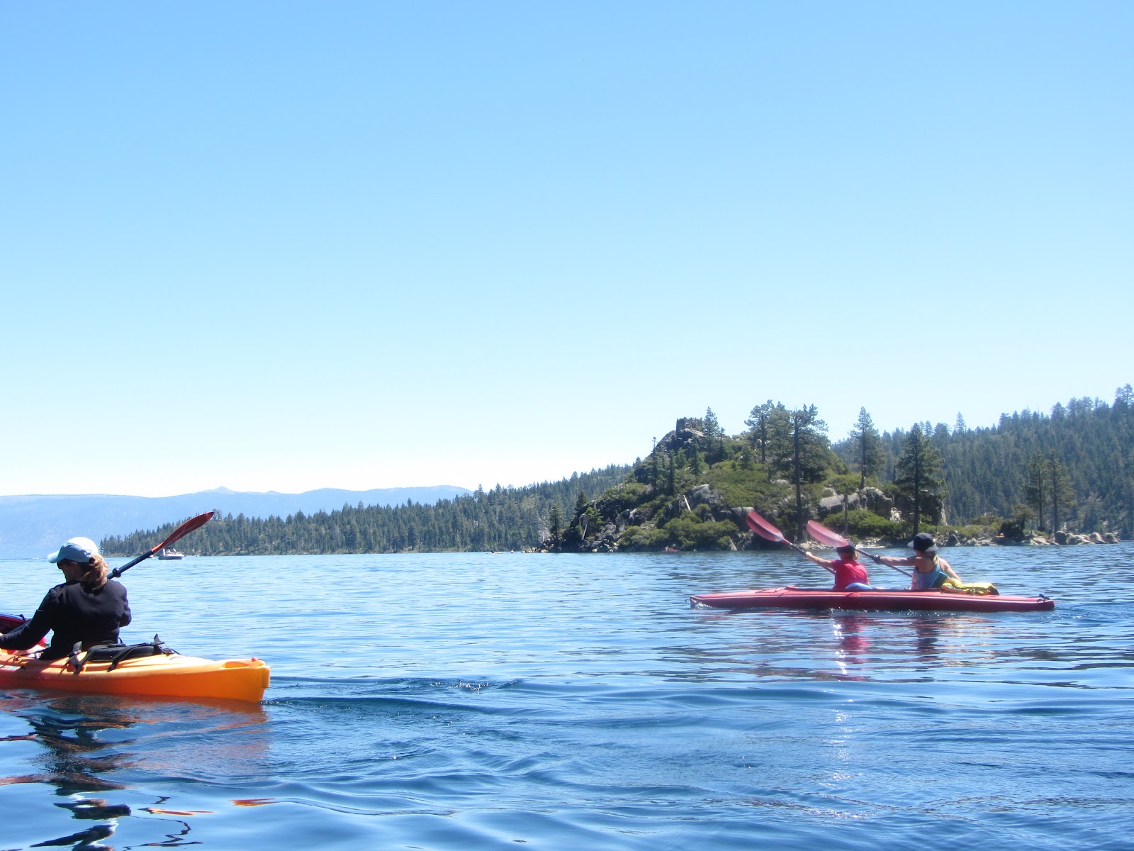 The Menopausal Mountaineer Adventures Begin Emerald Bay Kayaking