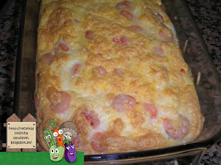 Fritatta de Queijo e Camarão
