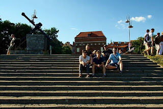 With friends in Torun