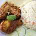 Nasi Ayam Rendan at Cow Cafe Senadin Miri