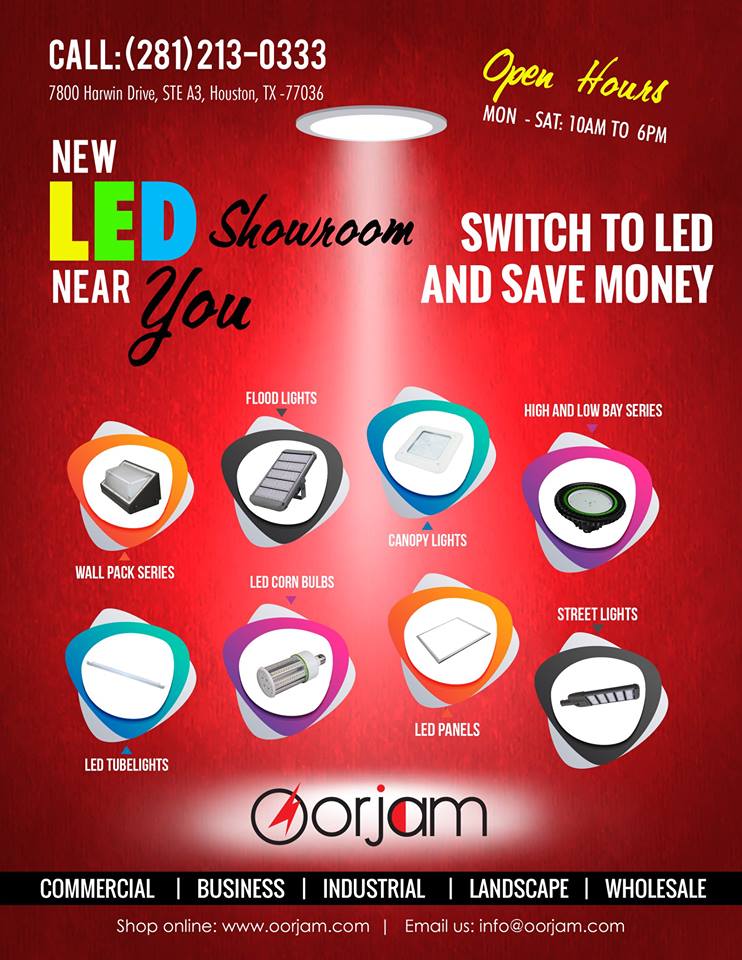 Commercial LED Lights Houston Halogen Light Bulbs