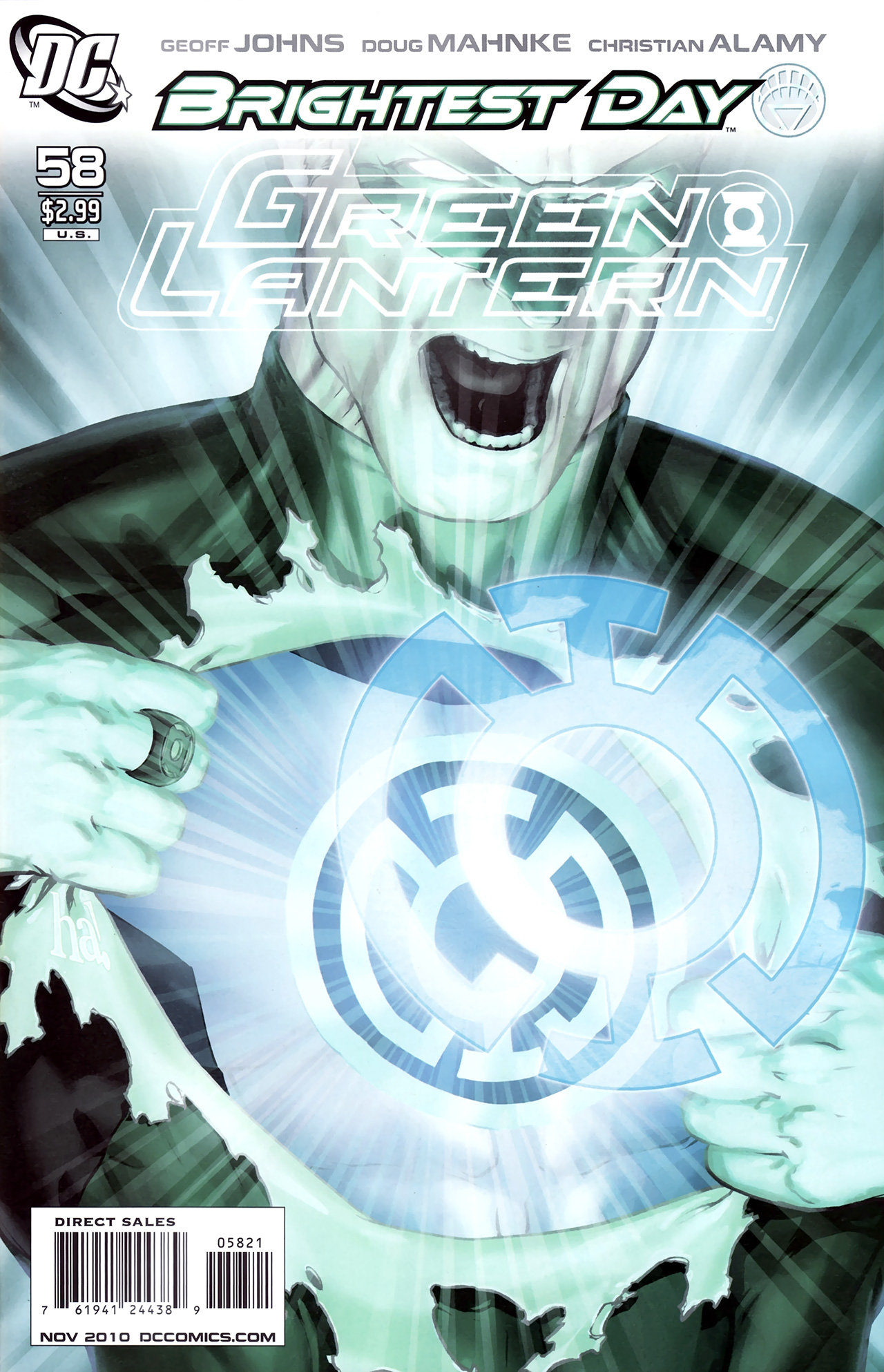Read online Green Lantern (2005) comic -  Issue #58 - 2