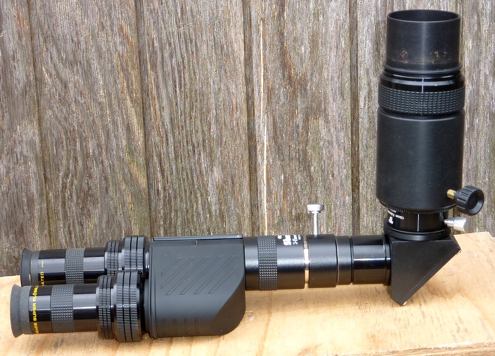 Fullerscopes Telescope Mountings Going Halpha TS binoviewer first