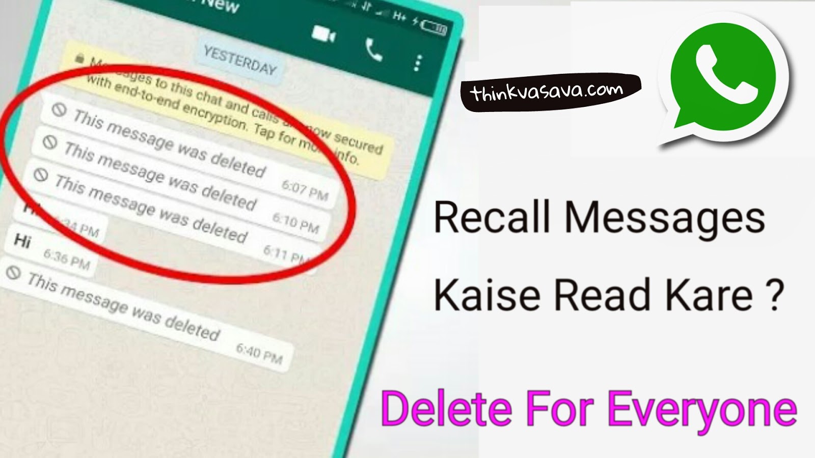 How To Read Deleted Message On Whatsapp Delete Message Kaise