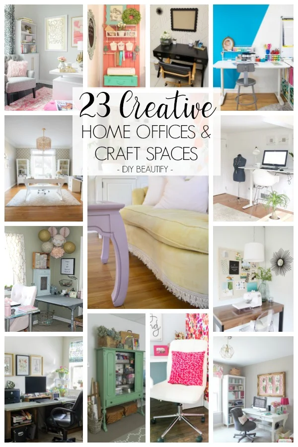 inspiring home offices and craft spaces