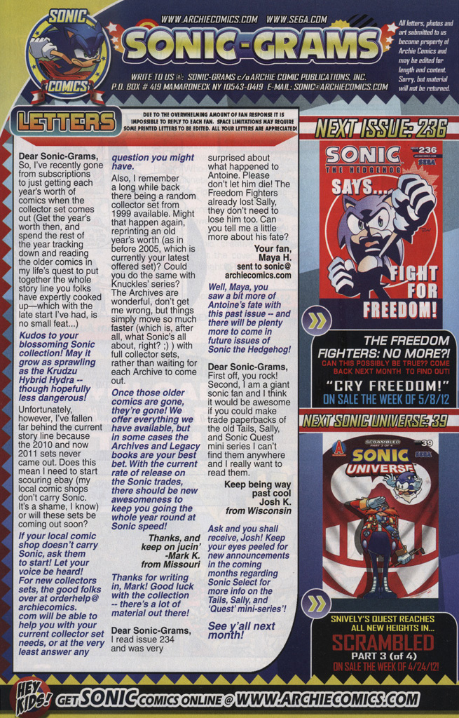 Read online Sonic The Hedgehog comic -  Issue #235 - 34
