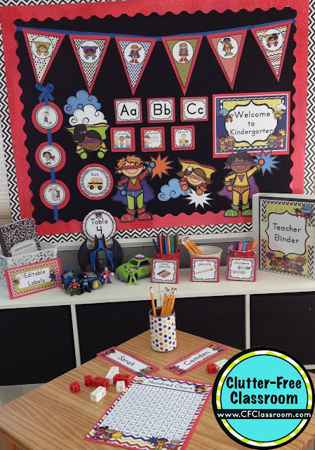 Superheroes Themed Classroom Ideas Printable Classroom