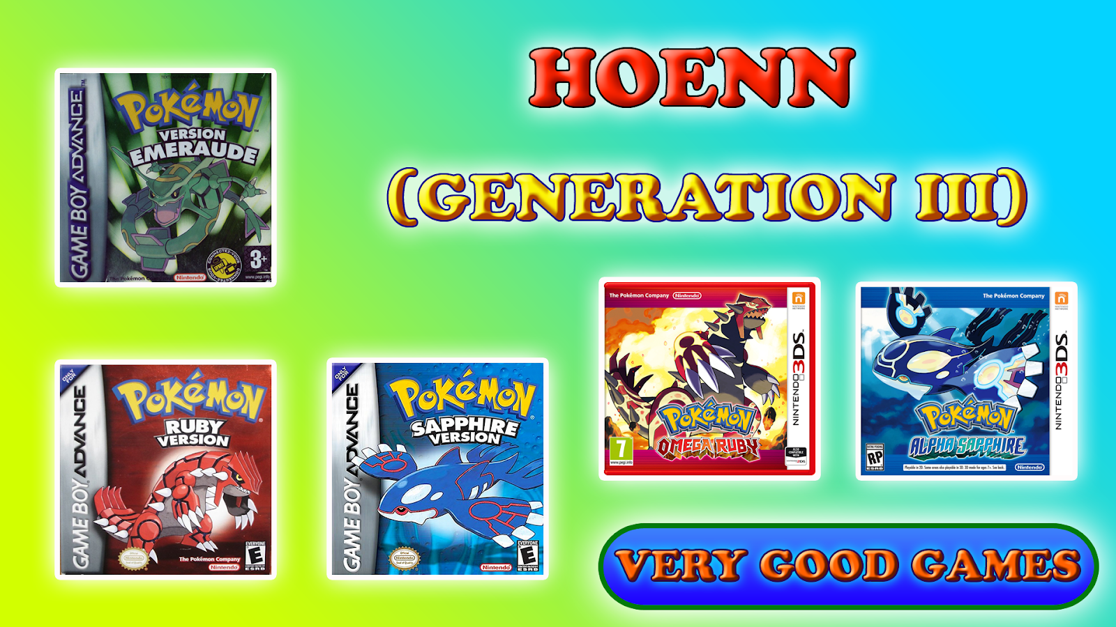 All Pokemon Games By Generation