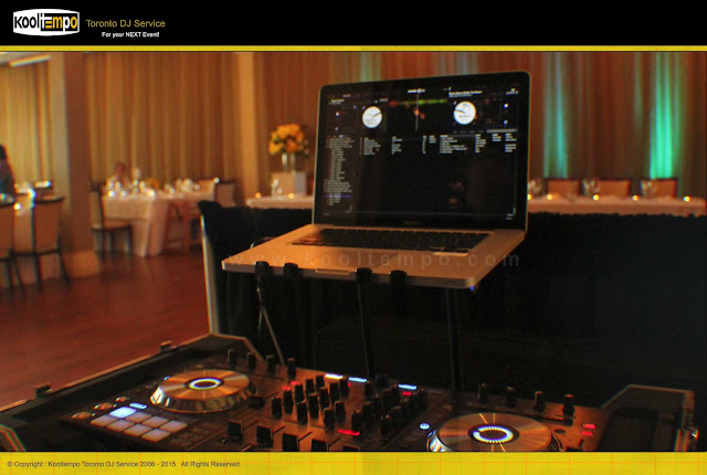 Rosewarter Room Toronto, Wedding DJ Set-up, Kooltempo Toronto DJ Services