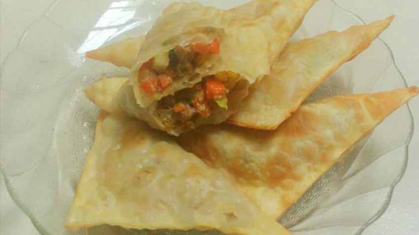 Resep Membuat Samosa Isi Sayur Plus Sosis Sapi (Kulit Pangsit) by Teti Cahyawati Resep Membuat Samosa Isi Sayur Plus Sosis Sapi (Kulit Pangsit) by Teti Cahyawati