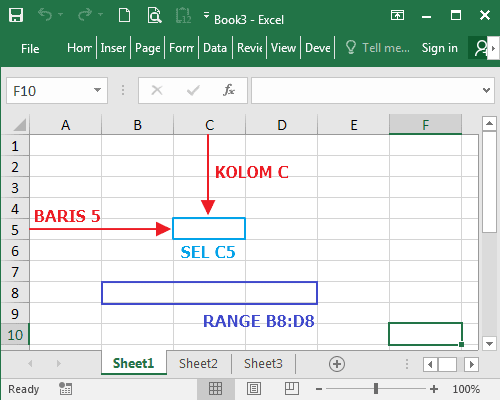 Sel dan Range Pada Microsoft Excel