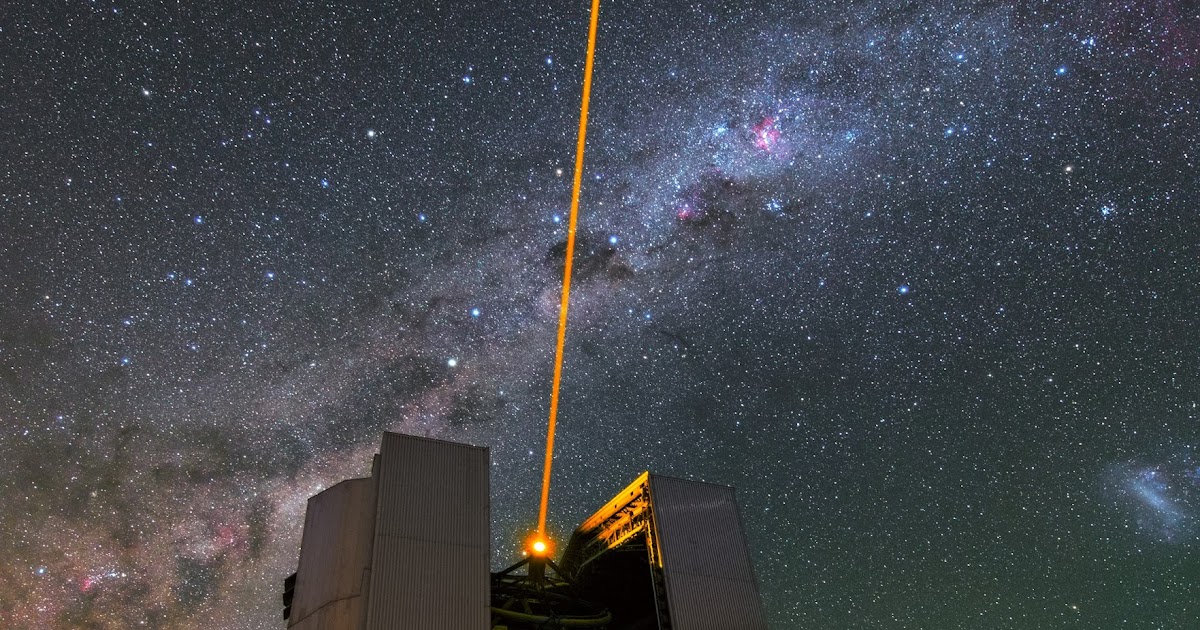 Laser Guide Star & VLT Telescopes Earth Blog