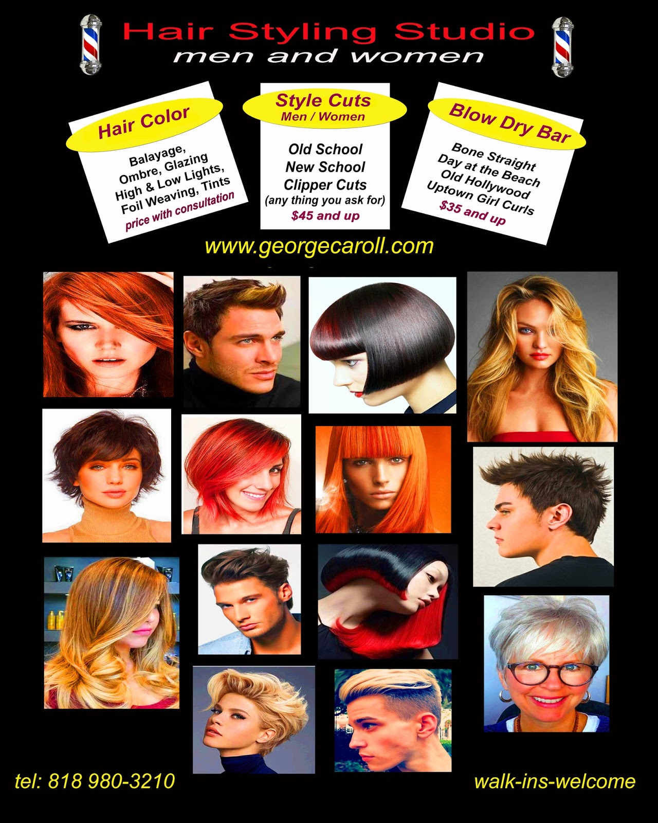 Caroll / Hollywood Hair Stylist Tax Deductable HairCut
