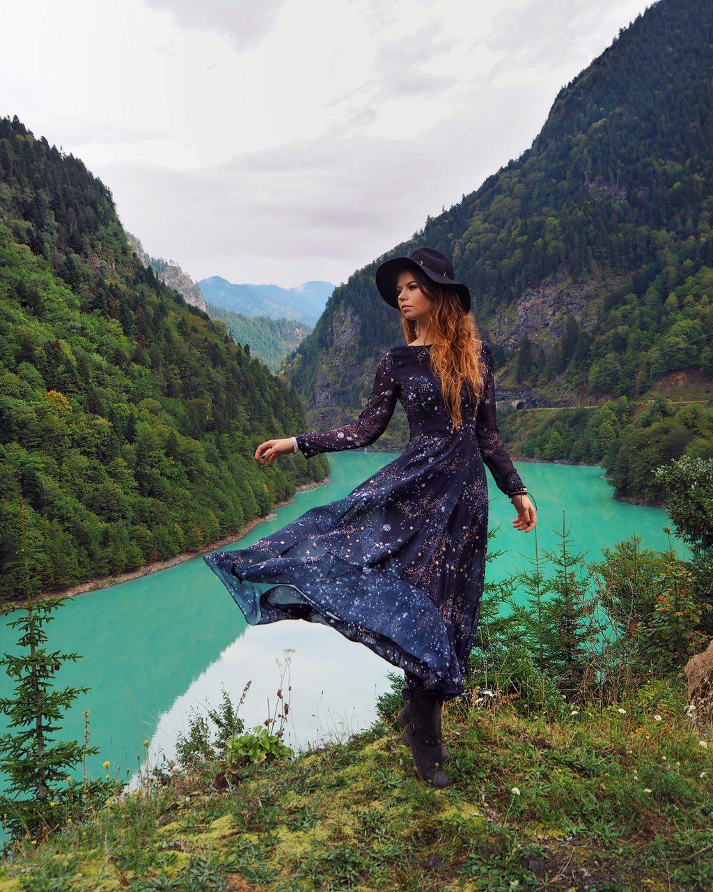 My Dress Stories в Грузии, фотосессии в платьях во время путешествий