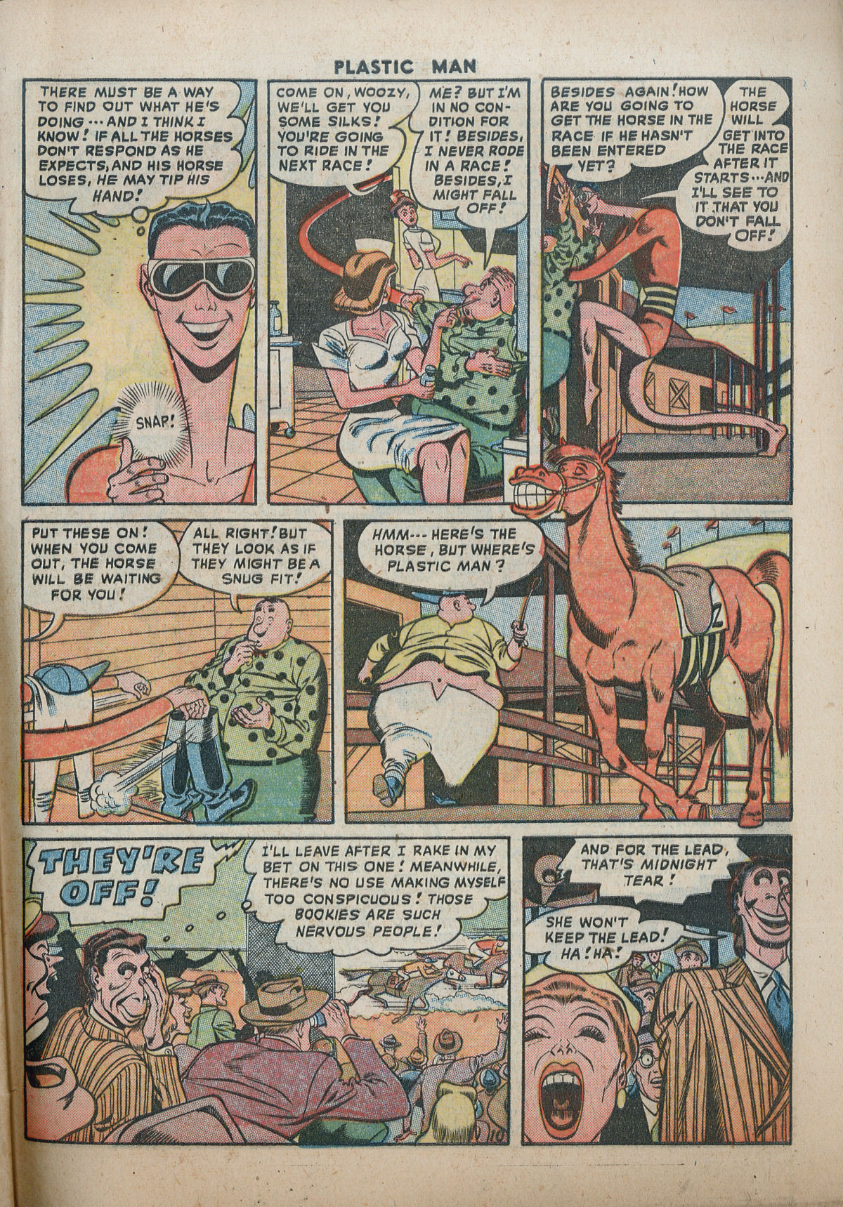 Read online Plastic Man (1943) comic -  Issue #12 - 45