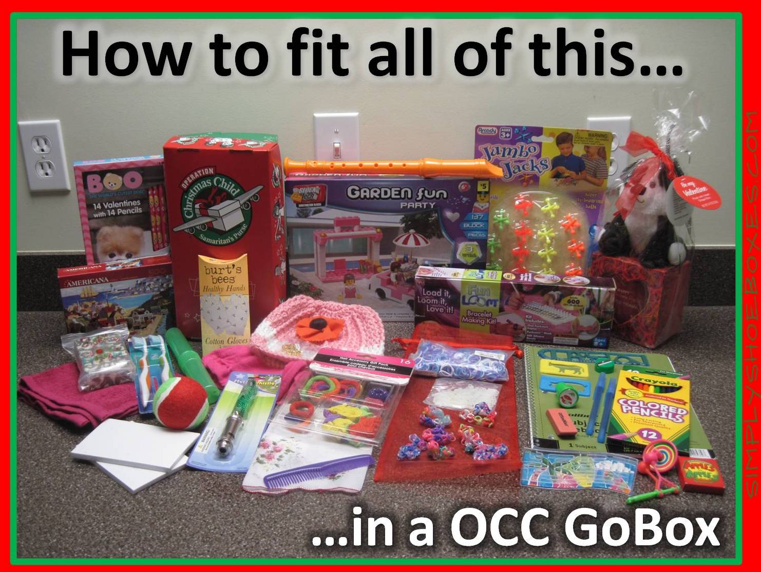 Simply Shoeboxes How to Pack a FULL OCC Go Box for a 1014 Year Old Girl