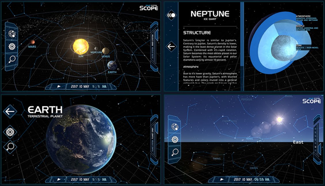 Solar System Scope: online Spacepedia e aggiornamenti App | Spazio News