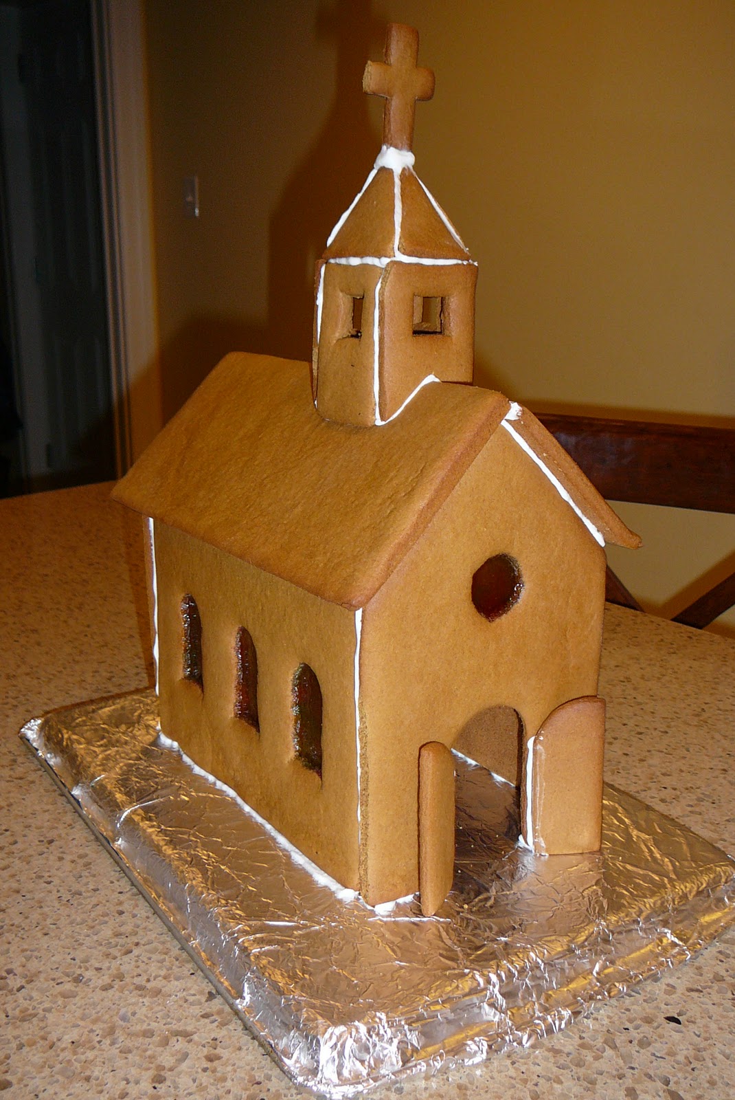 Gingerbread Church Template Printable For Free