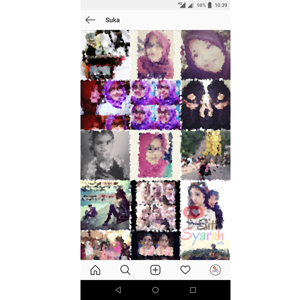 lihat foto yang disukai di ig