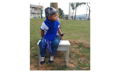 cachecol cachecol infantil azul