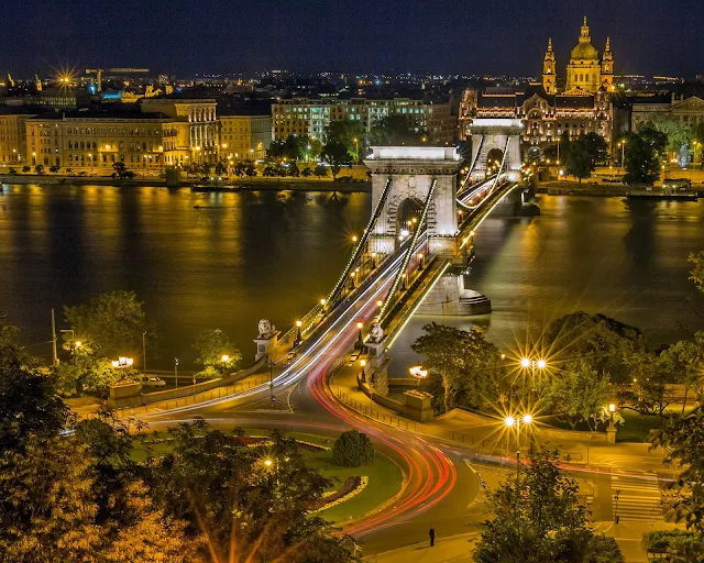 night time seen of Budapest 