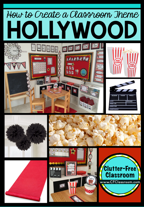 Hollywood Themed Classroom Ideas Printable Classroom